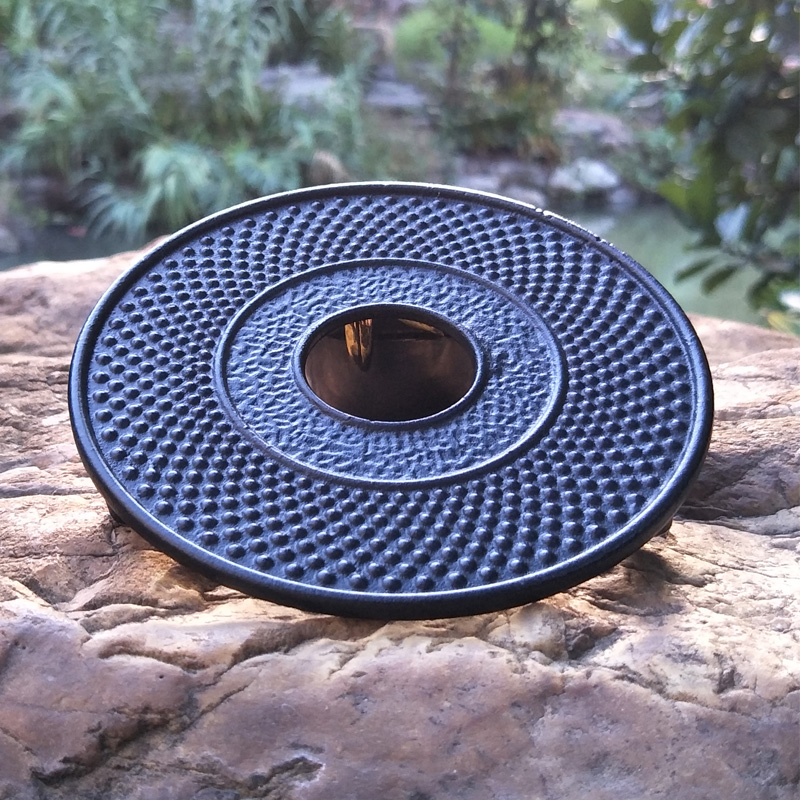 Cast Iron Teapot - Vintage Cast Iron Teapot Trivets Handmade