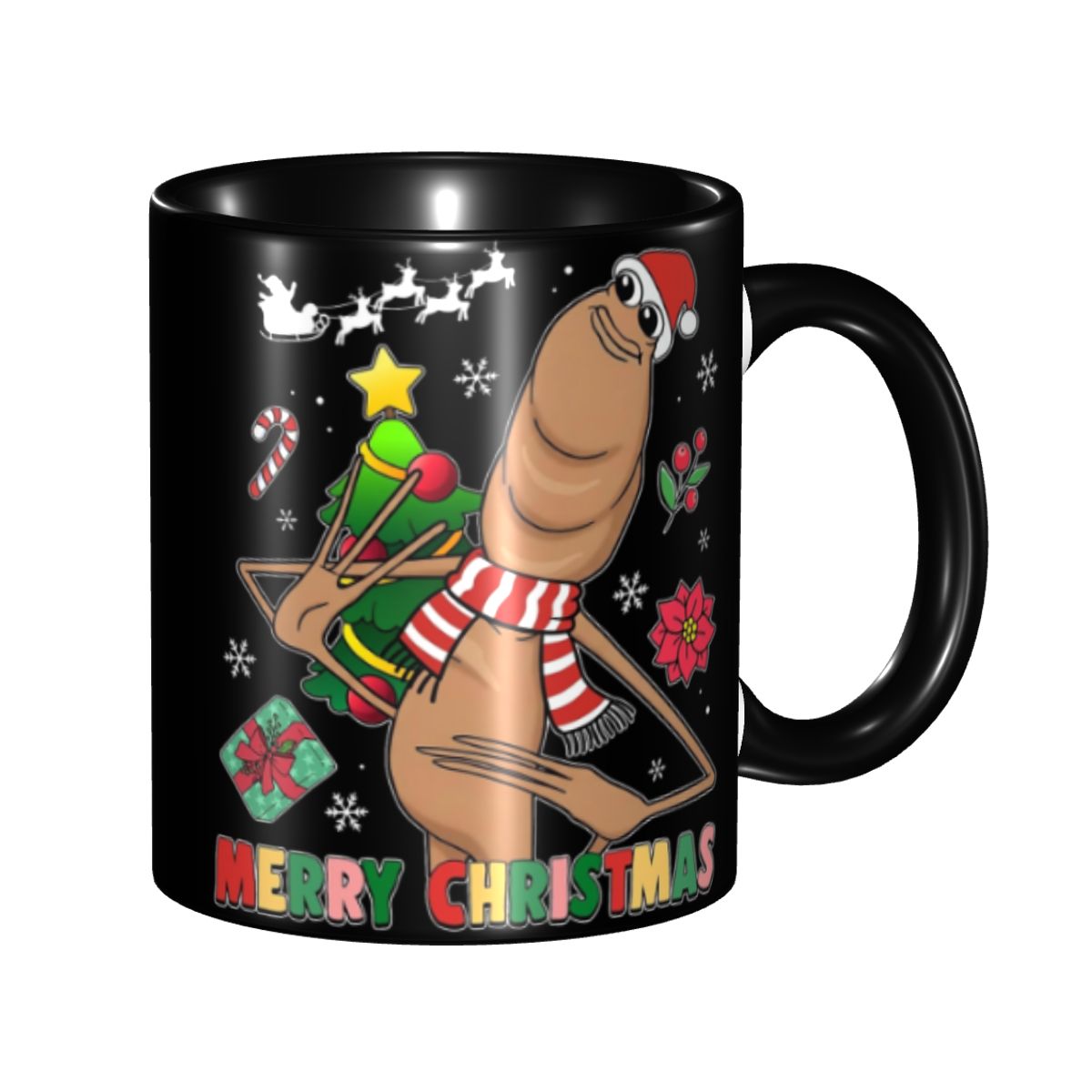 Coffee Tea Gift - Marcus The Worm Merry Christmas Merch