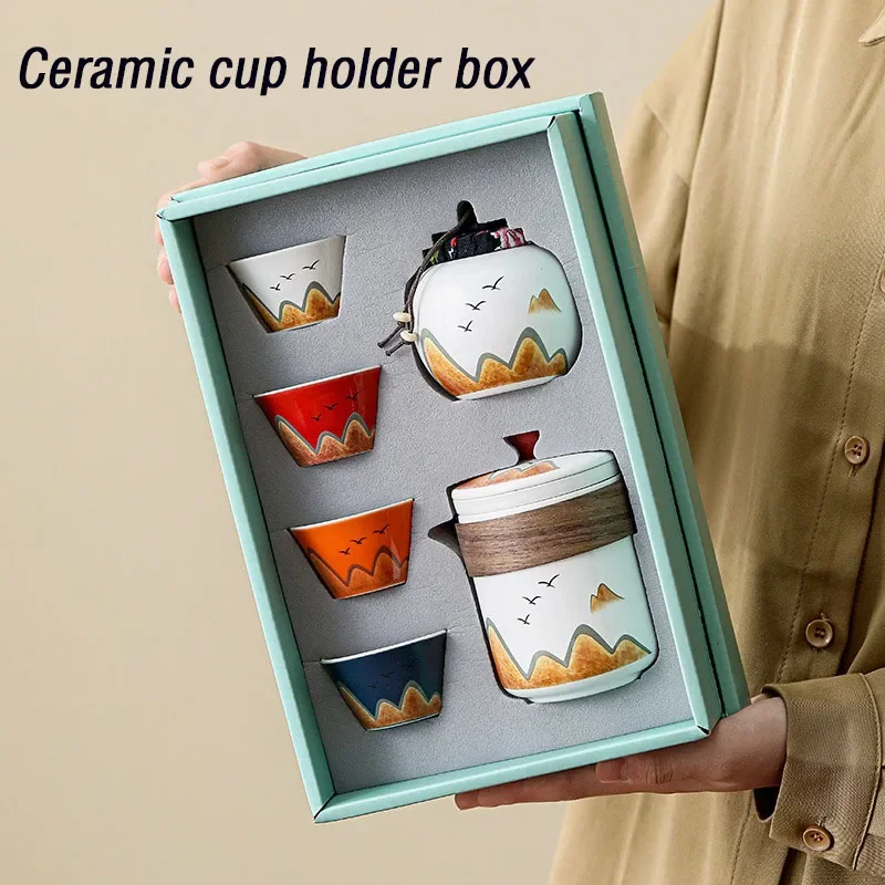 Coffee Tea Catering - Gift Box,Chinese Style Ceramic Tea Cup,Porcelain