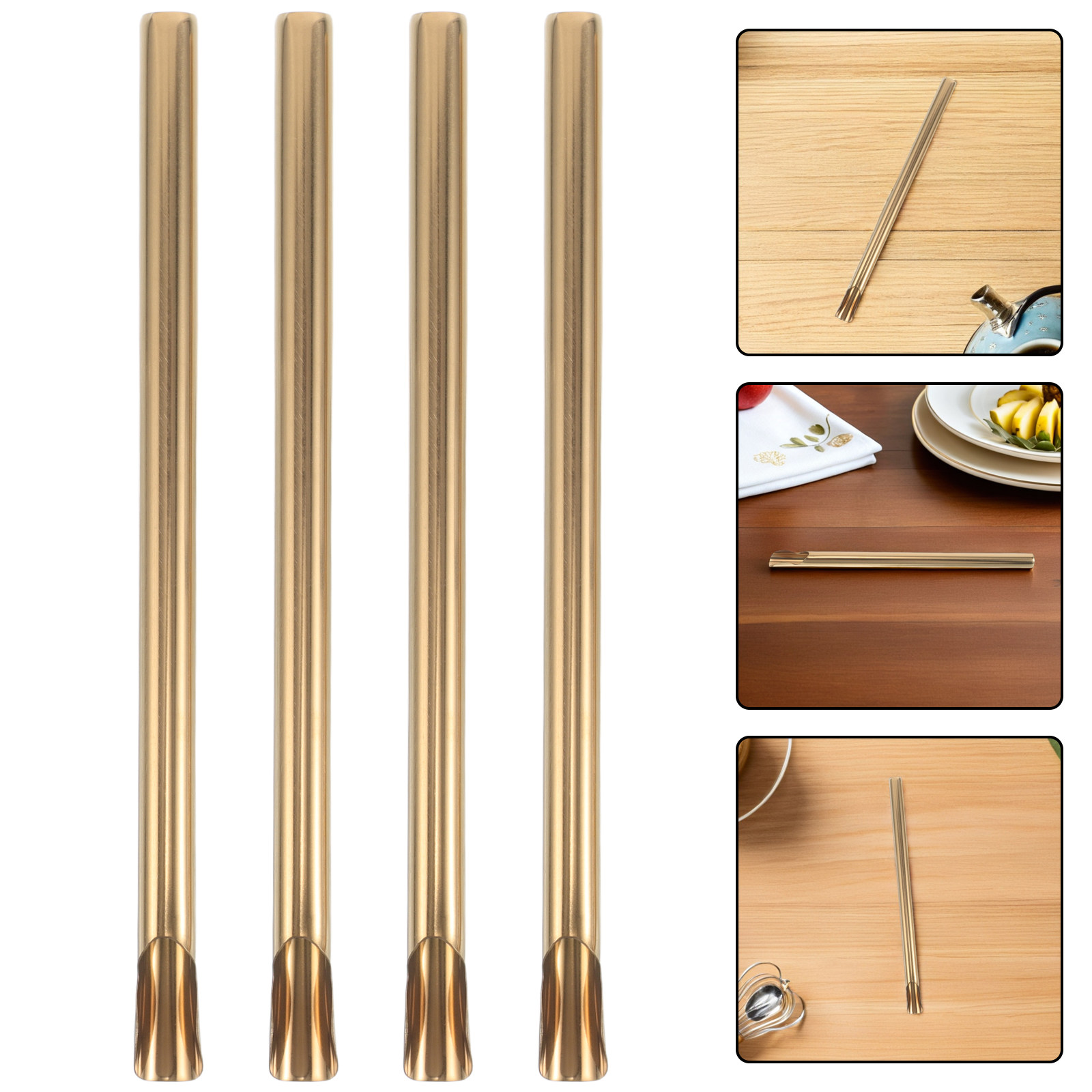 Coffee Tea Festival - 8Pcs Extra Wide Stainless Steel Smoothie