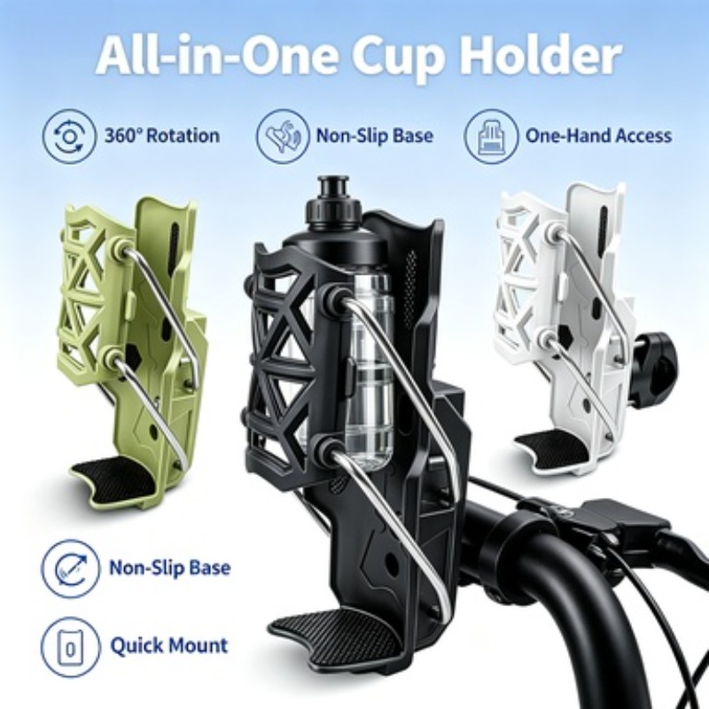 Coffee Tea Essentials - Quick Install Adjustable Cup Holder 360