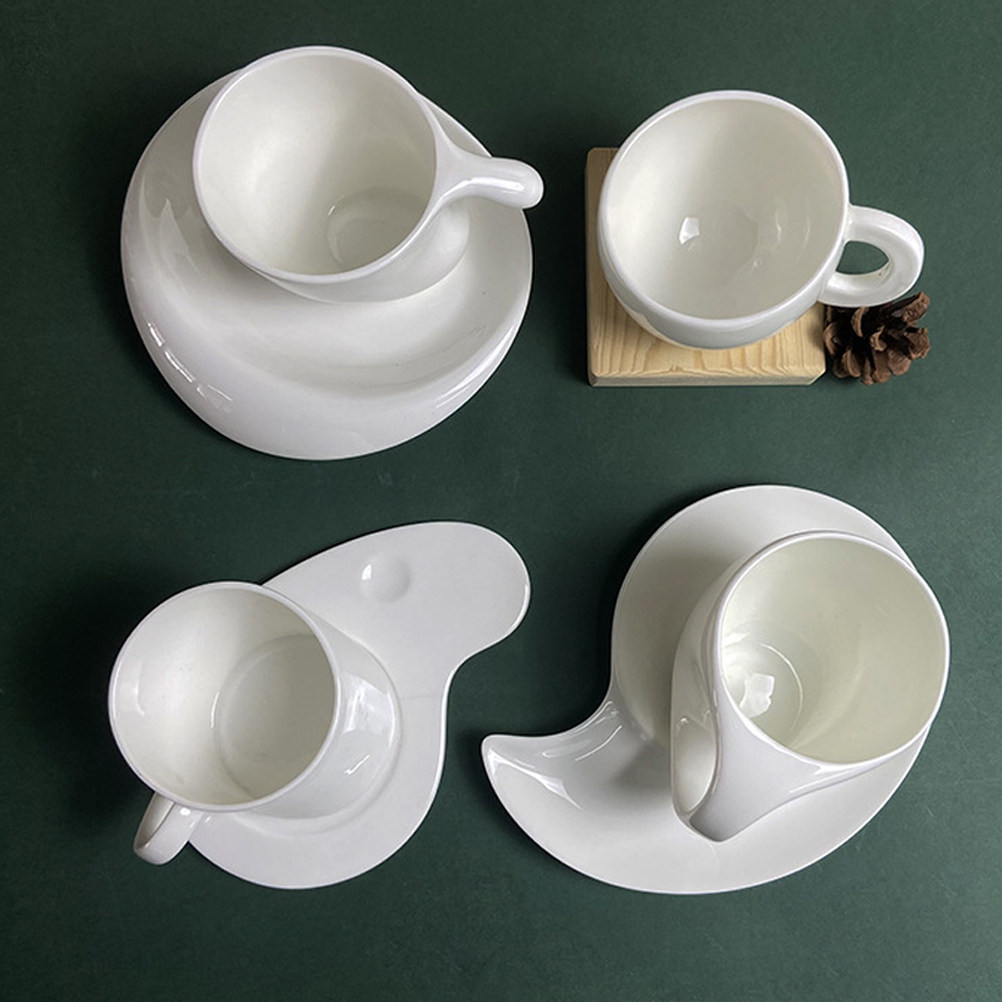 Coffee Tea Gift - 1Set Ceramic Coffee Cup Saucer Kit