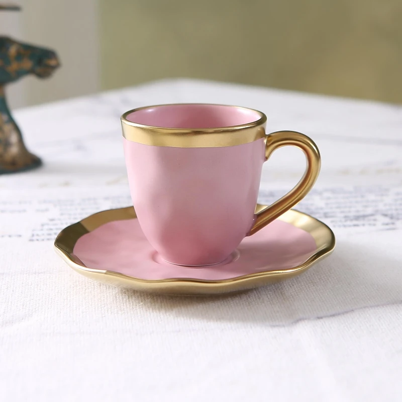 Coffee Tea Catering - Italian colored glazed ceramic small coffee
