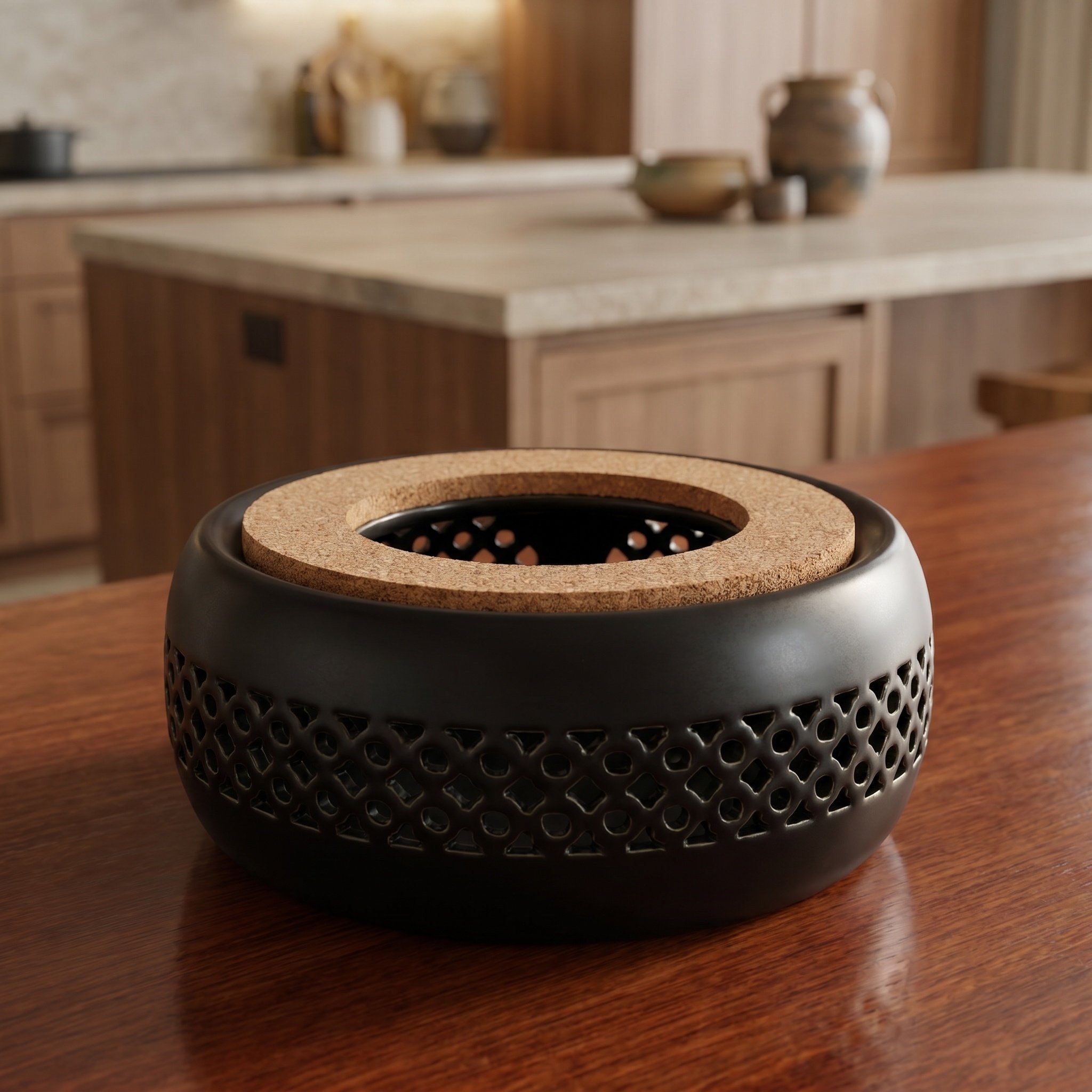 Ceramic Teapot Warmer Cork Cus - Coffee Tea Warmer 评论和价格