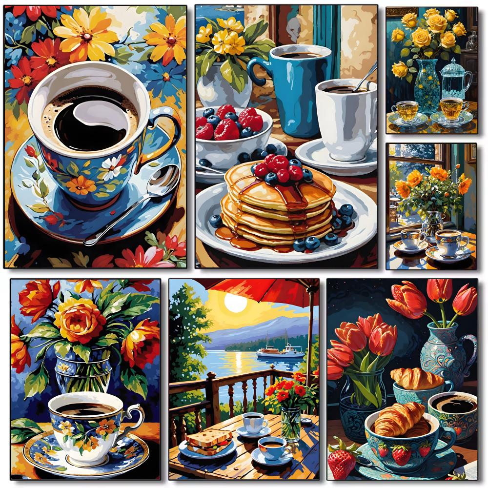Afternoon tea coffee cup Poste - Coffee Tea Poster 评论和价格