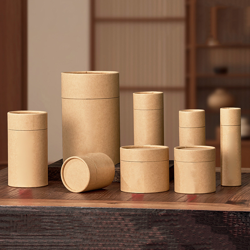 1PCS New Kraft Paperboard Tube - Coffee Tea Gift 评论和价格