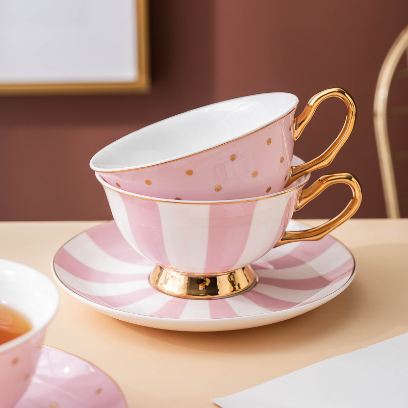 Ceramic Pink Coffee Mugs with  - Coffee Tea Catering 评论和价格