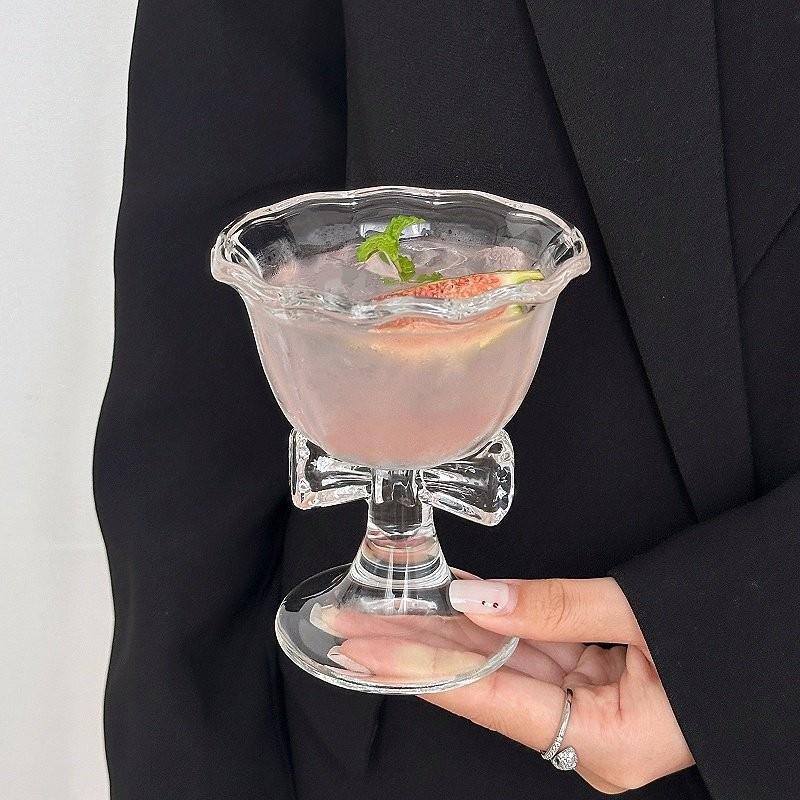 New Bow Glass Cute Water Cup C - Coffee Tea Gift 评论和价格