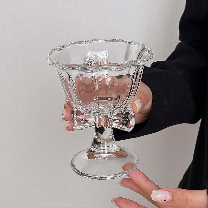 New Bow Glass Cute Water Cup C - Coffee Tea Gift 评论和价格