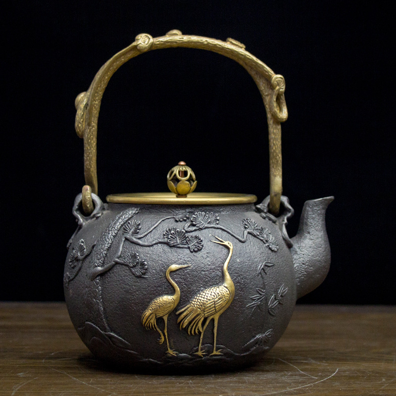 New Cast Iron Teapot Vintage T - Cast Iron Teapot 评论和价格