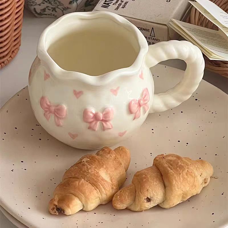 Korean Style Girl Delicate Bow - Coffee Tea Festival 评论和价格