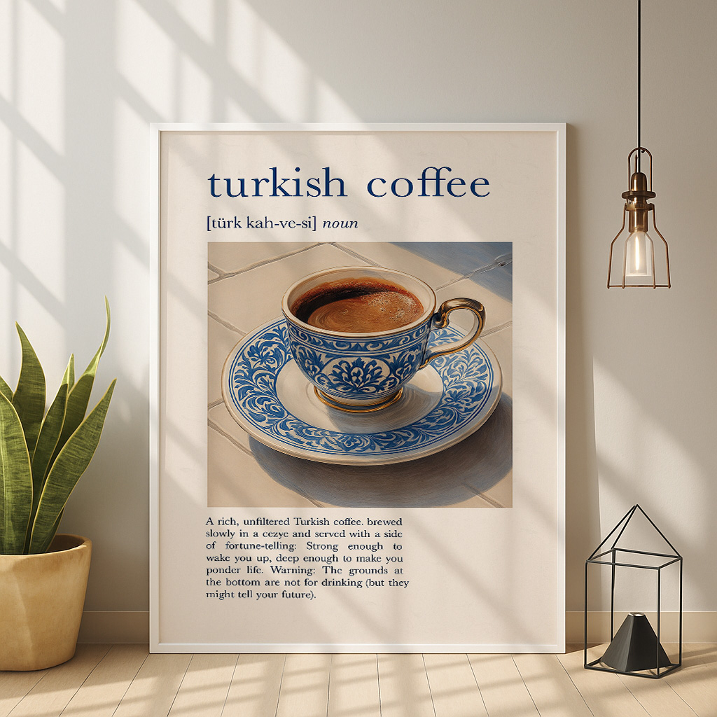 Kitchen Poster Traditional Tur - Coffee And Tea Lyrics 评论和价格