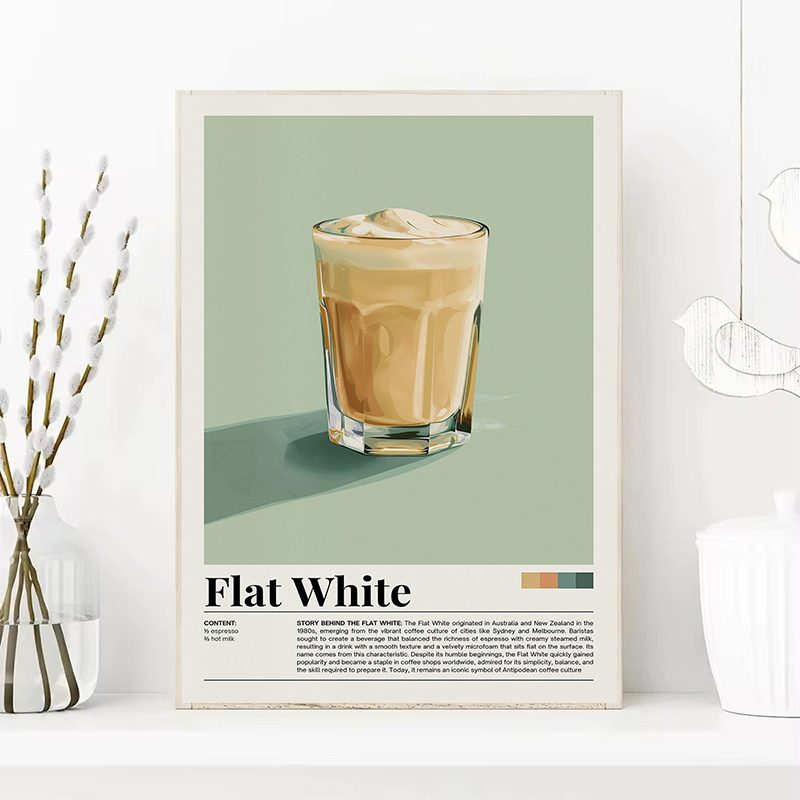 Vintage Coffee Beverage Poster - Coffee Tea Poster 评论和价格