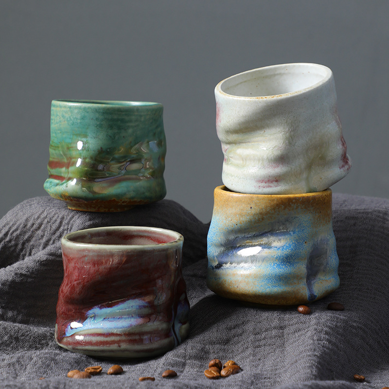 Stoneware Espresso Cups Vintag - Coffee Tea Catering 评论和价格