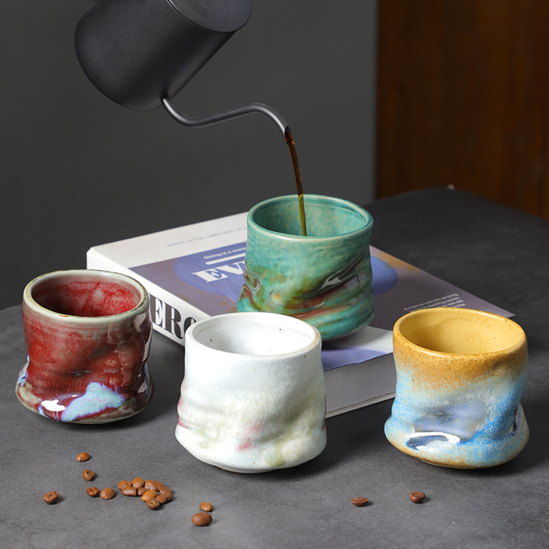 Stoneware Espresso Cups Vintag - Coffee Tea Catering 评论和价格