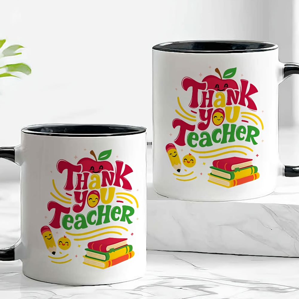 Thank You Teacher Ceramic Blac - Coffee Tea Festival 评论和价格