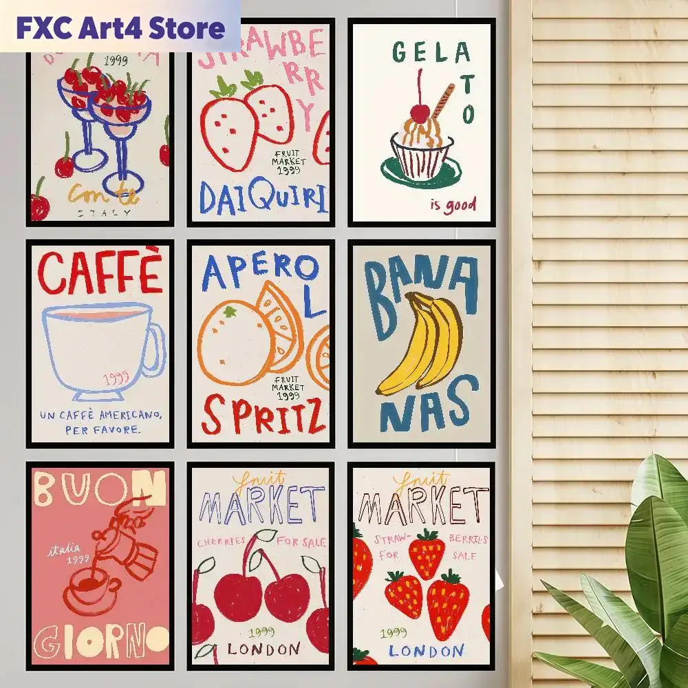 Frameless Abstract Afternoon T - Coffee Tea Poster 评论和价格