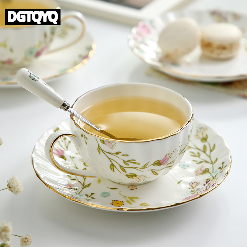 2Pcs Vintage Floral Ceramic Co - Coffee Tea Catering 评论和价格