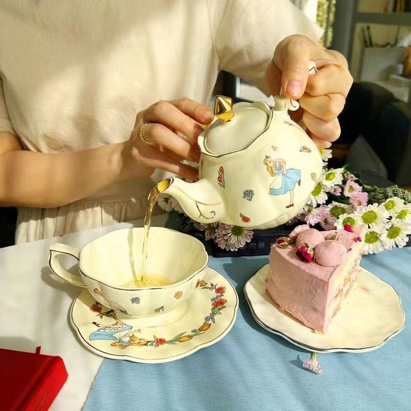 Alice Ceramic Tea and Coffee S - Coffee Tea Gift 评论和价格