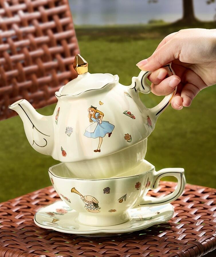 Alice Ceramic Tea and Coffee S - Coffee Tea Gift 评论和价格