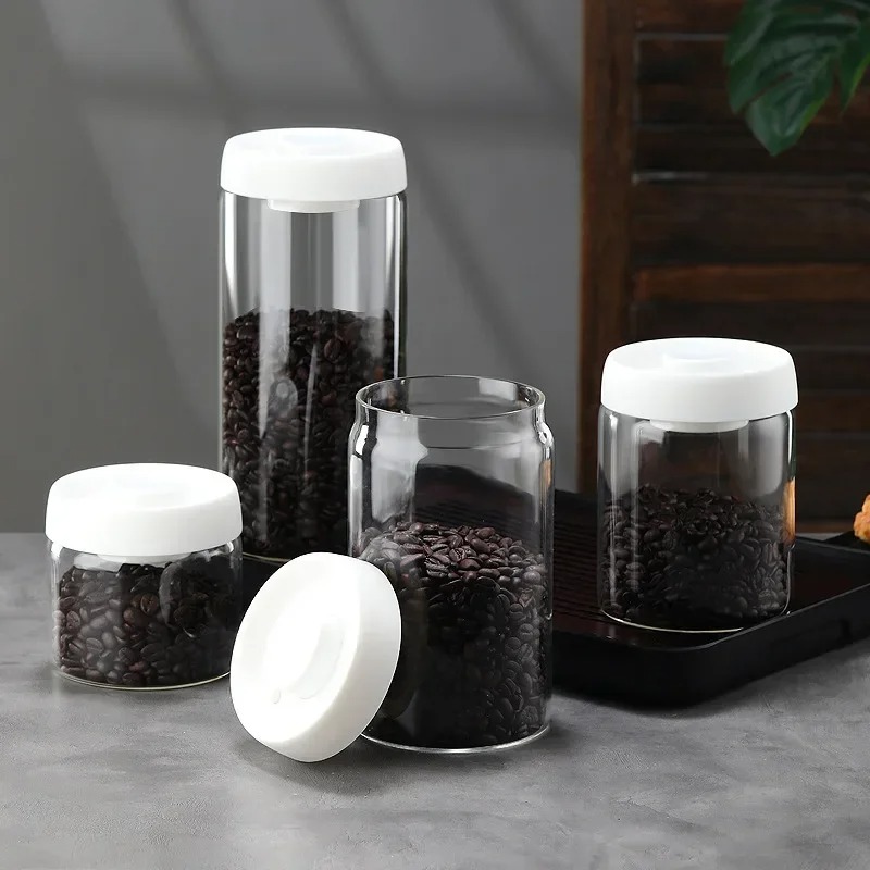 Manual Vacuum Sealed Coffee Ja - Coffee Tea Essentials 评论和价格