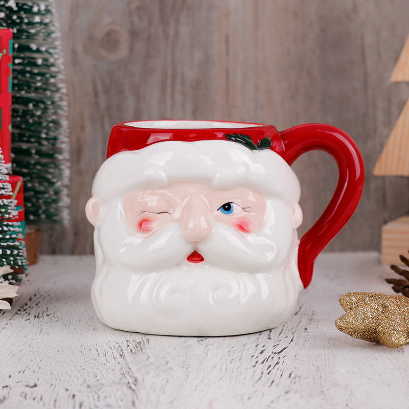 Christmas 3D Santa Ceramic Mug - Coffee Tea Festival 评论和价格