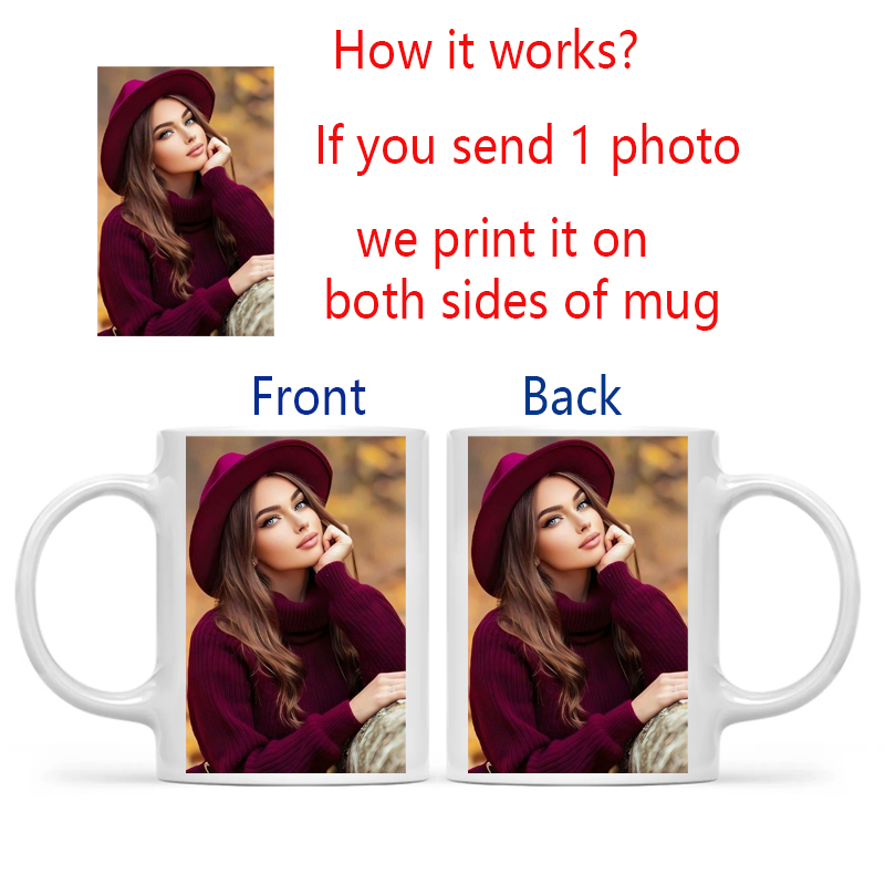 Personalized Your Photo Mug, C - Coffee Tea Photos 评论和价格