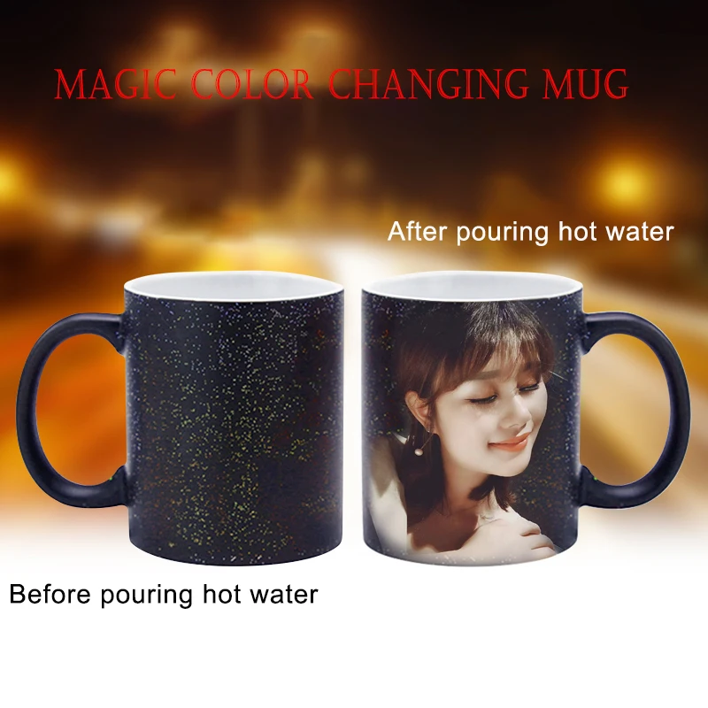 Black ceramic color-changing c - Coffee Tea Photos 评论和价格