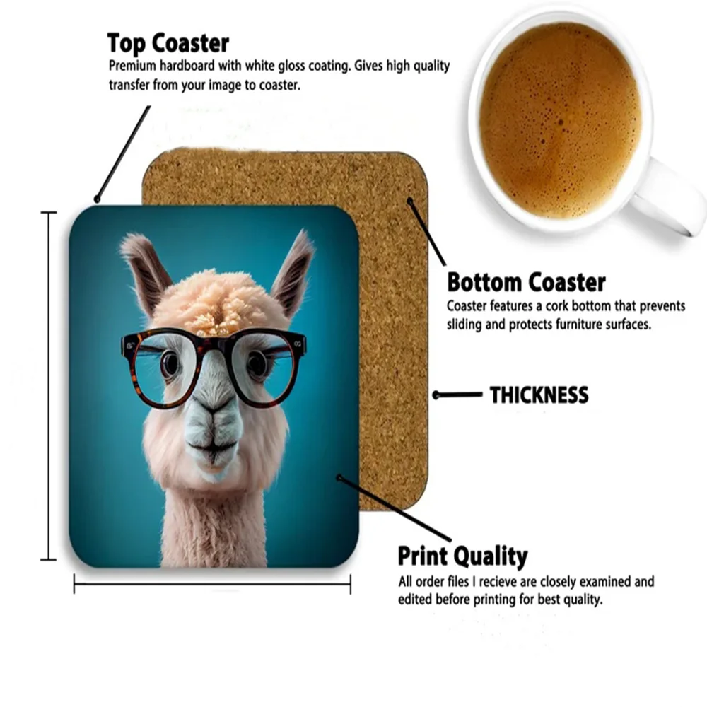 Customized Non-Slip Cork Coast - Coffee Tea Photos 评论和价格
