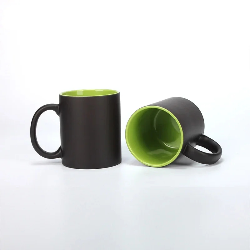 DIY Photo Black mug Magic Colo - Coffee Tea Photos 评论和价格