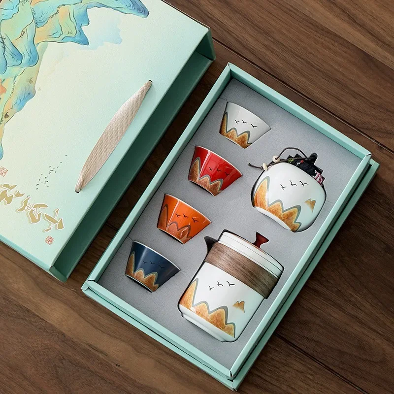 Gift Box,Chinese Style Ceramic - Coffee Tea Catering 评论和价格