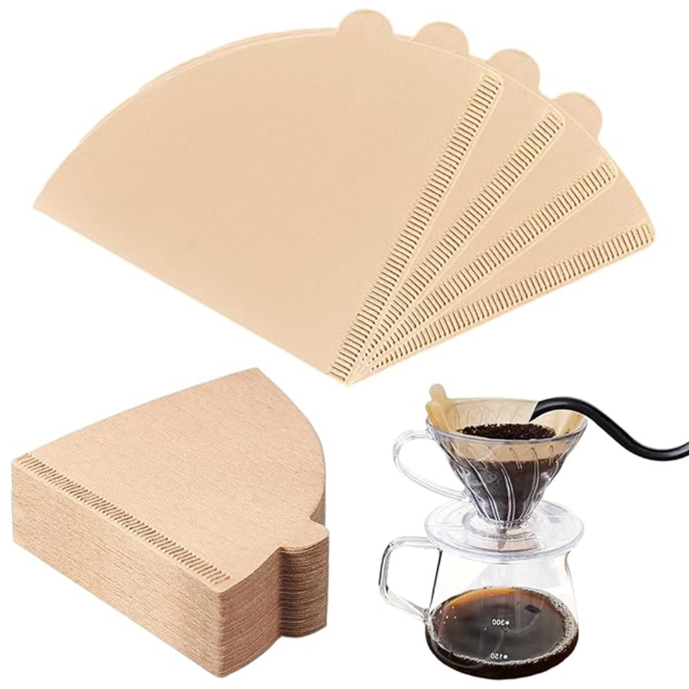 100PCS Coffee Filter Paper V-S - Coffee Tea Catering 评论和价格