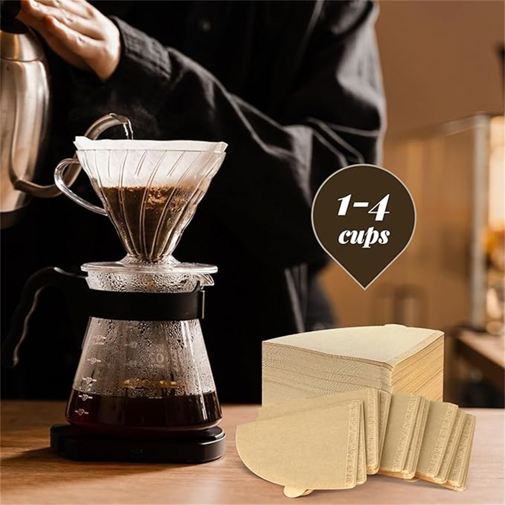 100PCS Coffee Filter Paper V-S - Coffee Tea Catering 评论和价格
