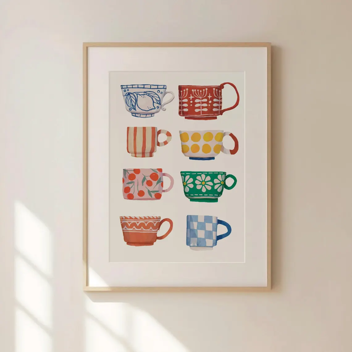 Tea Cup Print, Breakfast poste - Coffee And Tea Lyrics 评论和价格