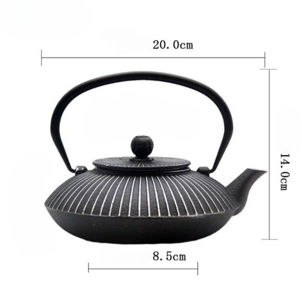 800ml Cast Iron Teapot Umbrell - Cast Iron Teapot 评论和价格