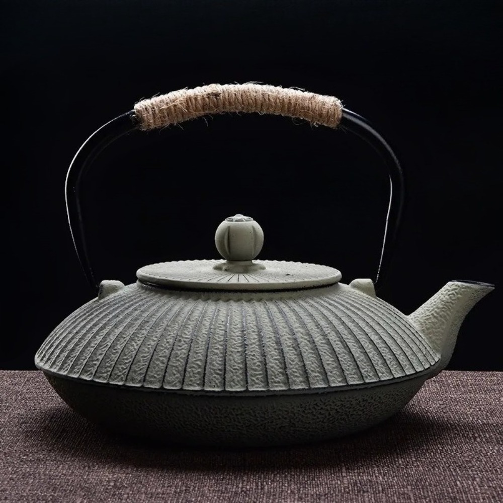 800ml Cast Iron Teapot Umbrell - Cast Iron Teapot 评论和价格