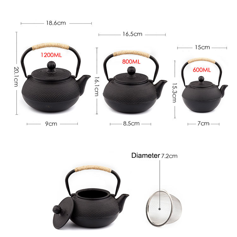UPORS Japanese Iron Tea Pot wi - Cast Iron Teapot 评论和价格