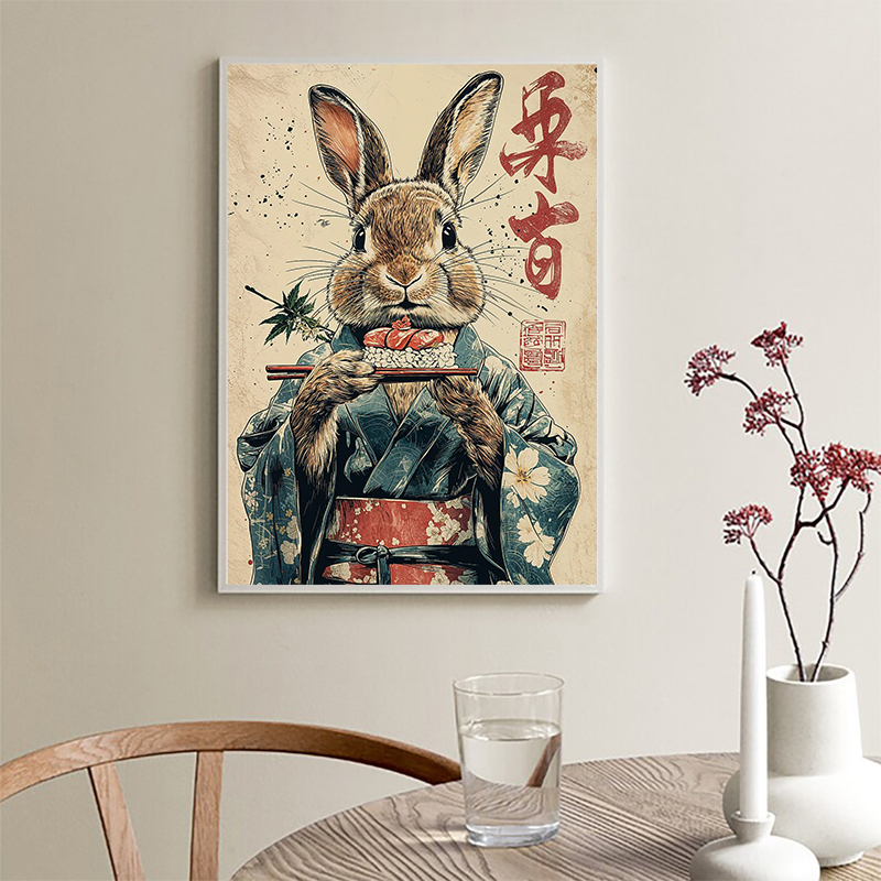 Retro Japanese Frog Drink Coff - Coffee Tea Poster 评论和价格
