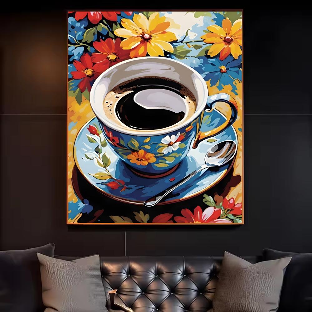 Art Afternoon tea coffee cup P - Coffee Tea Poster 评论和价格