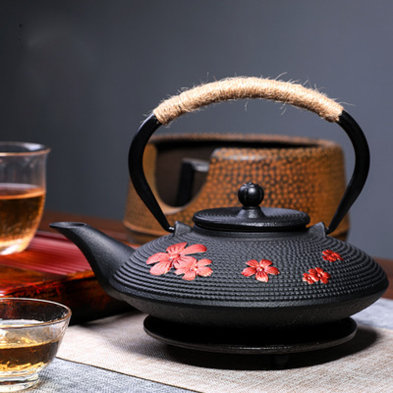 Cast Iron Pear Blossom Bamboo  - Cast Iron Teapot 评论和价格