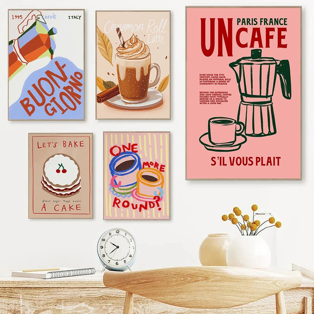 Coffee Shop Afternoon Tea Croi - Coffee Tea Poster 评论和价格