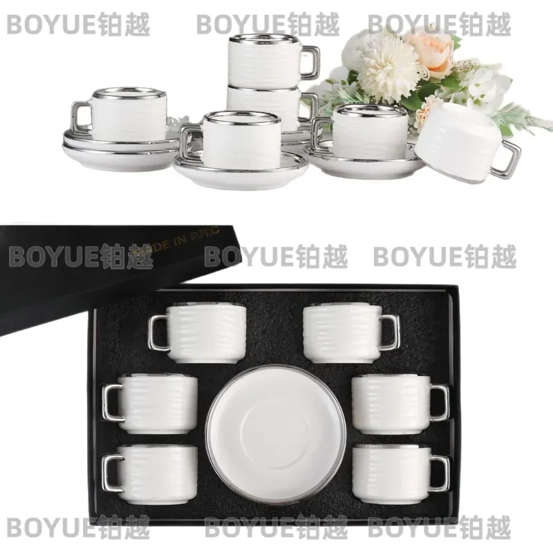 Luxury Ceramic Coffee Cup and  - Coffee Tea Gift 评论和价格