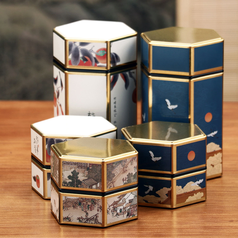 Creative Hexagonal Teapot Tin  - Cast Iron Teapot 评论和价格