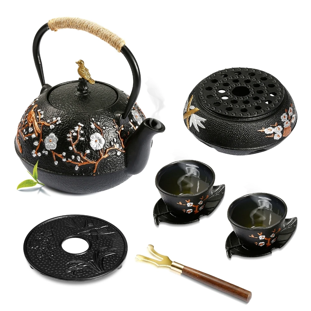 Cast Iron Teapot Set with Alco - Cast Iron Teapot 评论和价格