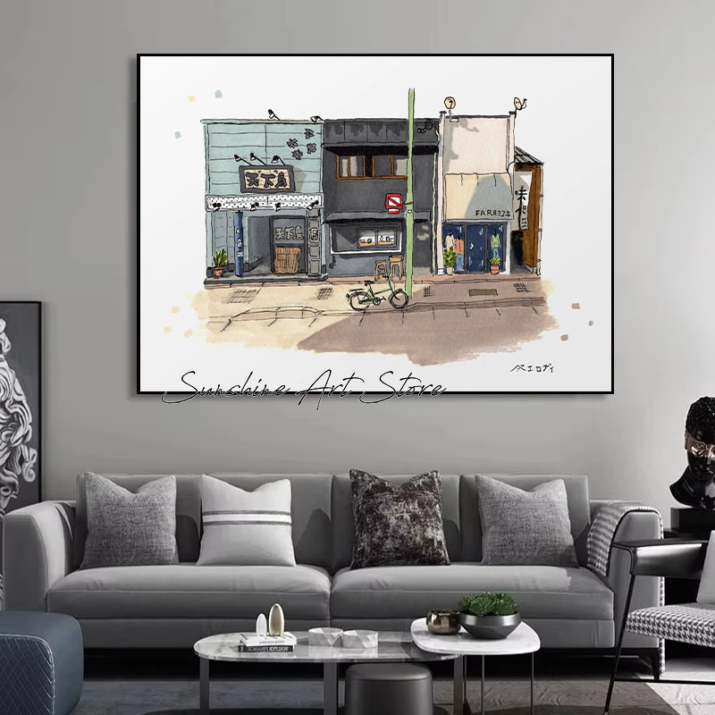 Traditional Japanese Building  - Coffee Tea Poster 评论和价格