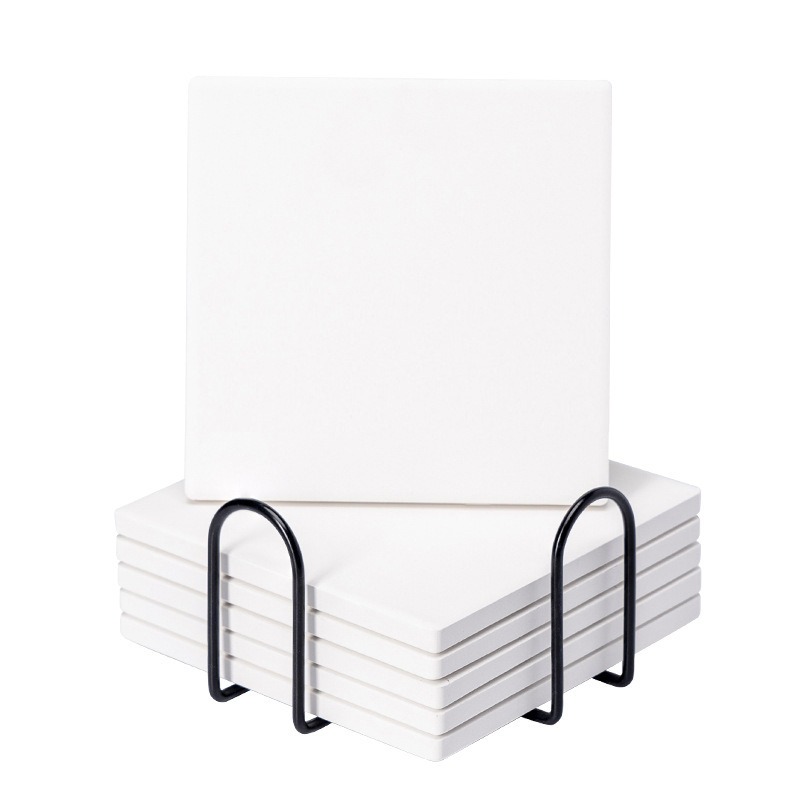 5Pcs Blank Ceramic Absorbent C - Coffee Tea Photos 评论和价格