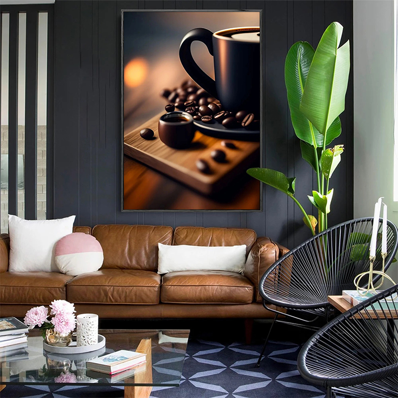 Vintage Coffee Bean Hand Coffe - Coffee Tea Poster 评论和价格