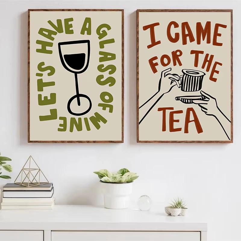 Abstract Coffee Afternoon Tea  - Coffee Tea Poster 评论和价格
