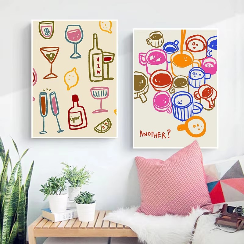 Abstract Coffee Afternoon Tea  - Coffee Tea Poster 评论和价格